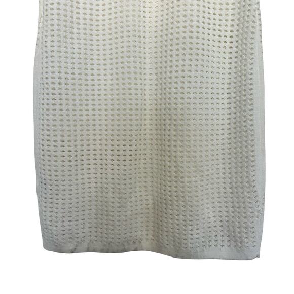Superdown Crochet‎ Talulah Mini Tank Dress Size XS White Beach Swim Cover Up - Picture 4 of 8